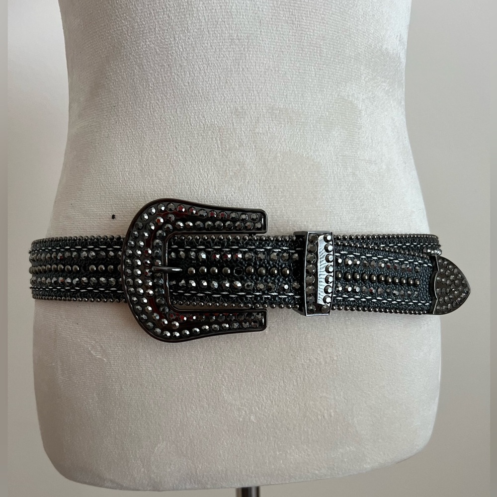 Studded Black Belt